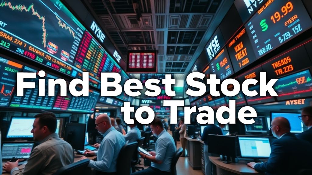 Best stock for trade today