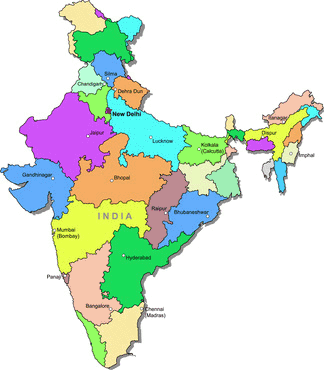 india map